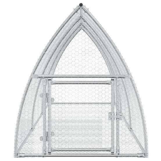 Vidaxl - Clapier argenté 105x300x120 cm acier galvanisé vidaXL 3281528 - Image 10