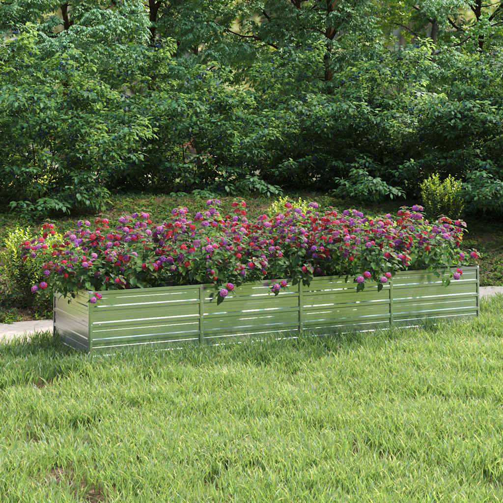 Prolenta Premium - Jardinière acier argent 320 x 80 x 45 cm - Prolenta premium p346.7 - Image 2