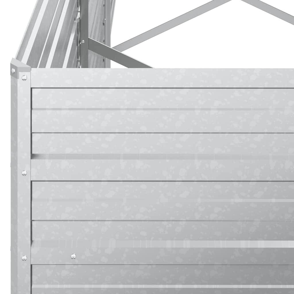Prolenta Premium - Jardinière acier argent 320 x 80 x 45 cm - Prolenta premium p346.7 - Image 6