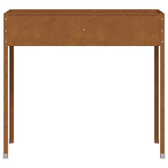 Vidaxl - Jardinière 100,5x40,5x90 cm acier résistant aux intempéries vidaXL 4008961 - Image 5