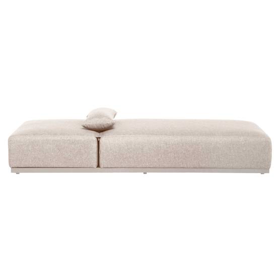 Oviala - Bain de soleil avec coussin inclinable 5 positions beige Havana - Oviala - Image 6