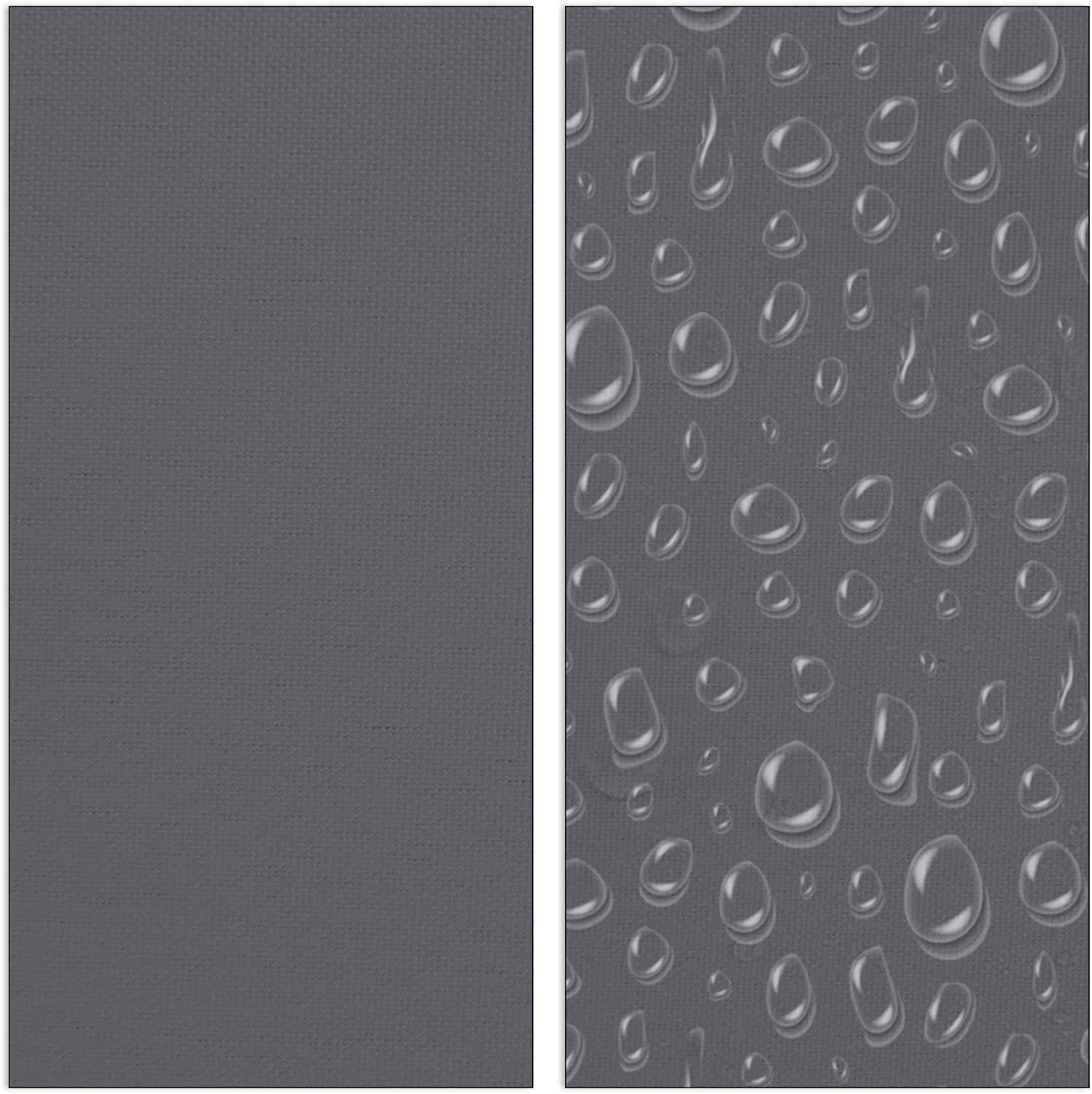 Helloshop26 - Voile d'ombrage triangle 6 x 6 x 6 m gris - Image 4