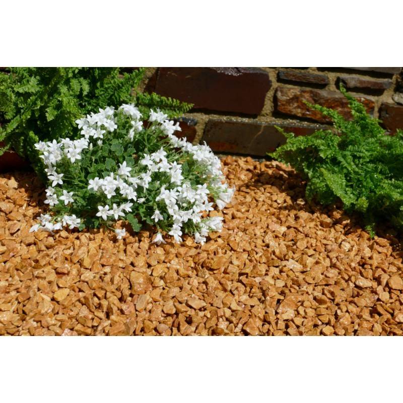 ClassGarden - Gravier Jaune Saumon 10-15 Pack de 10 M² - 20 sacs - 400 kg - Image 2