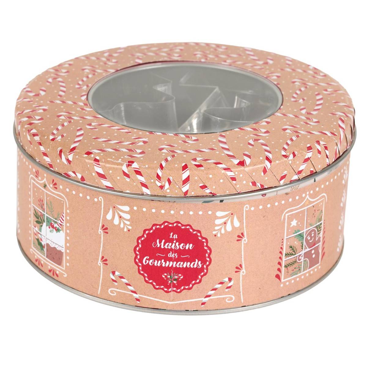 Paris Prix - Boîte de 10 Emporte-Pièces "Noël" 13cm Multicolore - Image 2