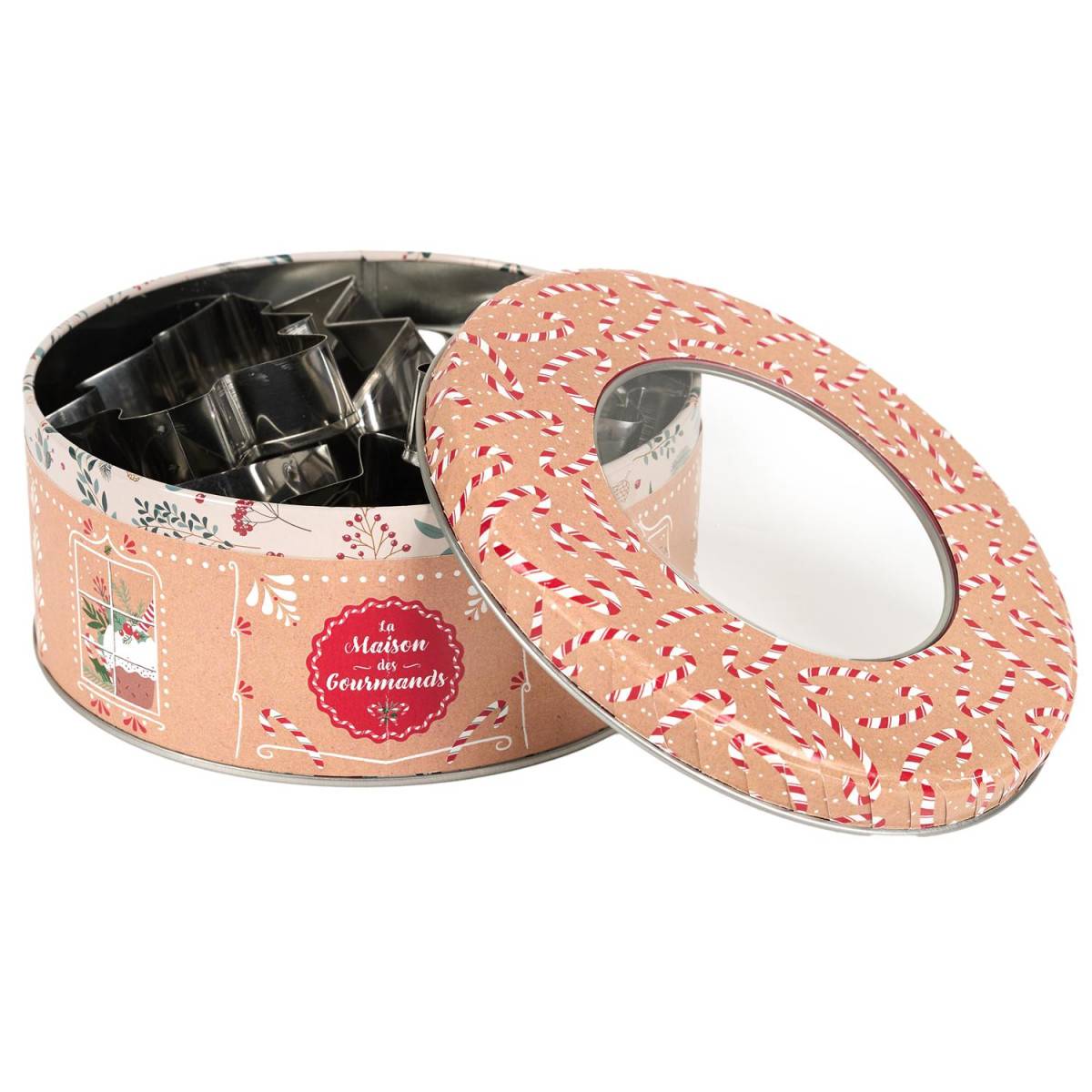 Paris Prix - Boîte de 10 Emporte-Pièces "Noël" 13cm Multicolore - Image 1