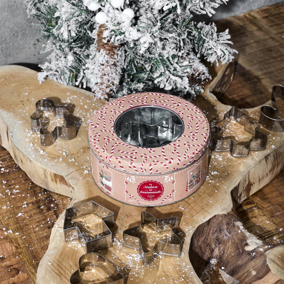 Paris Prix - Boîte de 10 Emporte-Pièces "Noël" 13cm Multicolore - Image 4