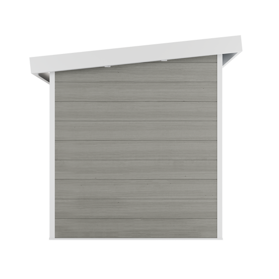 Abri de Jardin Composite ALMA - 5m2 - Gris clair - Cabane de jardin - Image 5