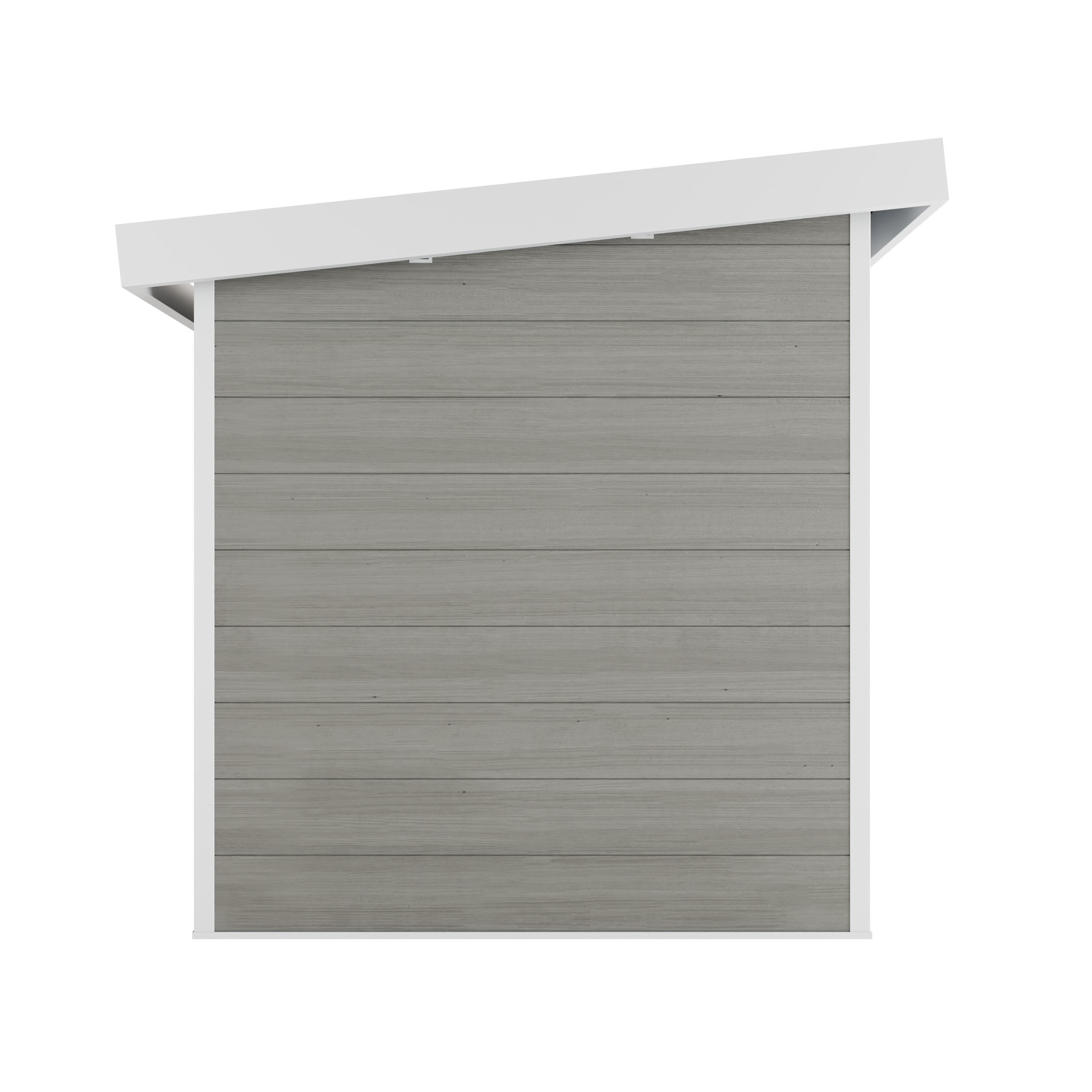 Abri de Jardin Composite ALMA - 5m2 - Gris clair - Cabane de jardin - Image 5