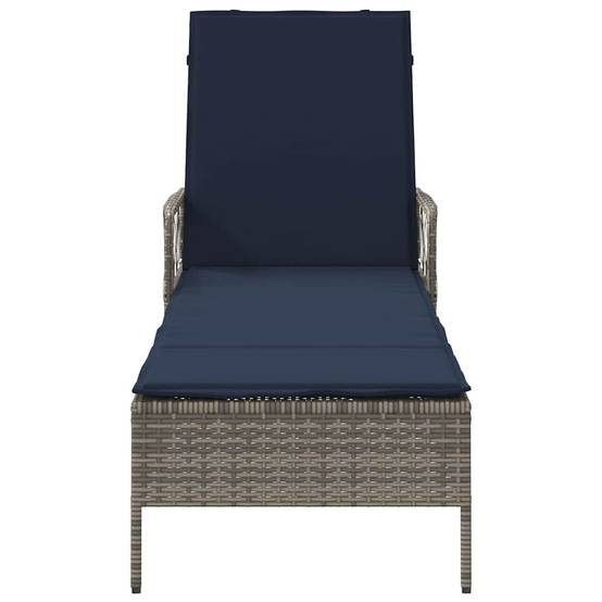 PANGIVO - Transat Polyrotin Gris et Bleu Marine 200 x 55 x 92 cm, Poids :13.6kg - PANGIVO - Image 6