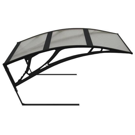 Garage pour robot tondeuse polycarbonate noir 80 x 101 x 46 cm - PANGIVO - Image 5