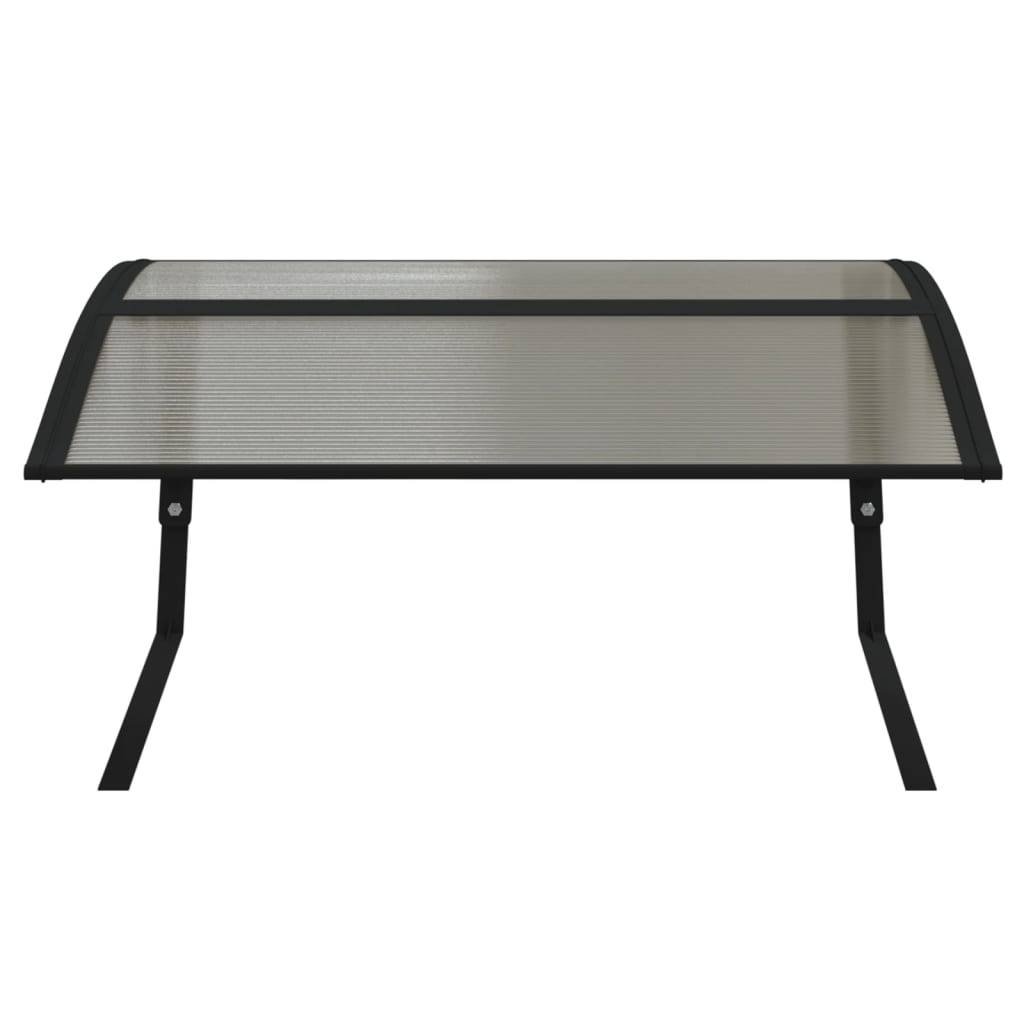 Garage pour robot tondeuse polycarbonate noir 80 x 101 x 46 cm - PANGIVO - Image 4