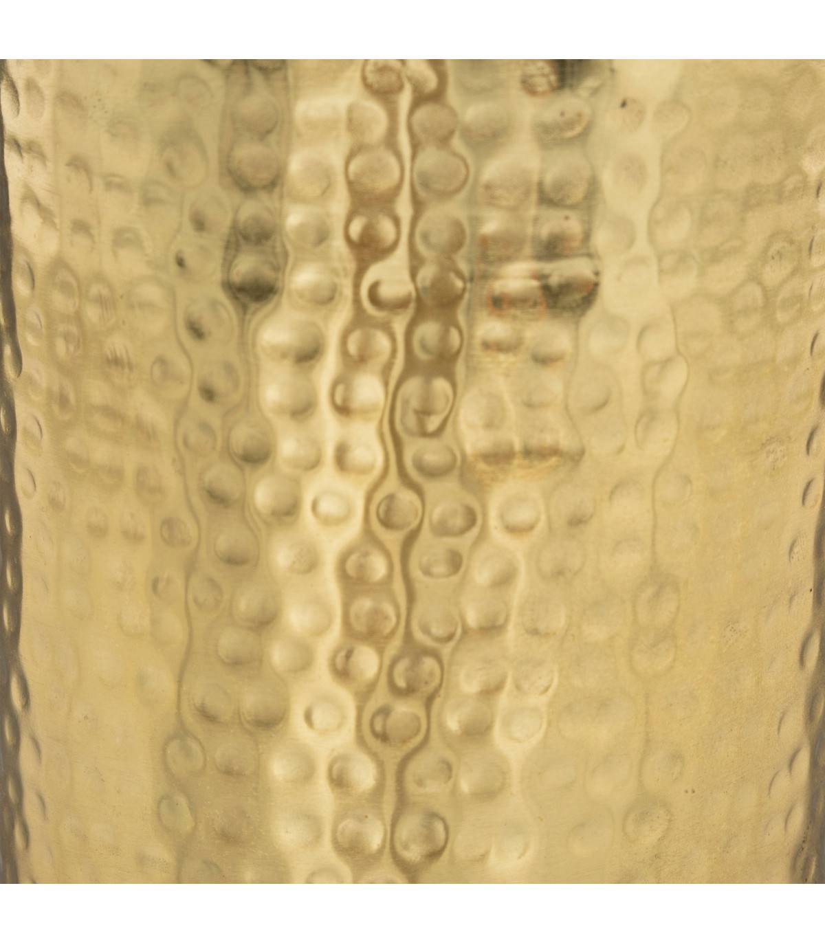 Vase en Métal Doré Martelé H 19 cm - Image 2