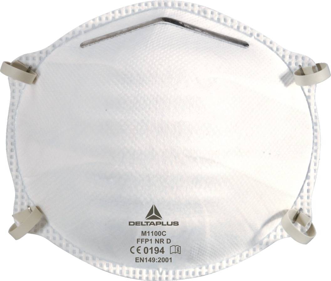 Delta Plus - Masques respiratoires coques jetables sans soupape M1100 moules FFP1 NR D - DELTA PLUS - M1100C