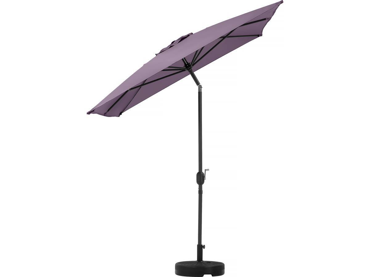 Parasol Jardin "sol 2" - Rectangle - 2 X 3 M - Violet + Dalles à Lester Incluses -habitat Et Jardin - Image 4