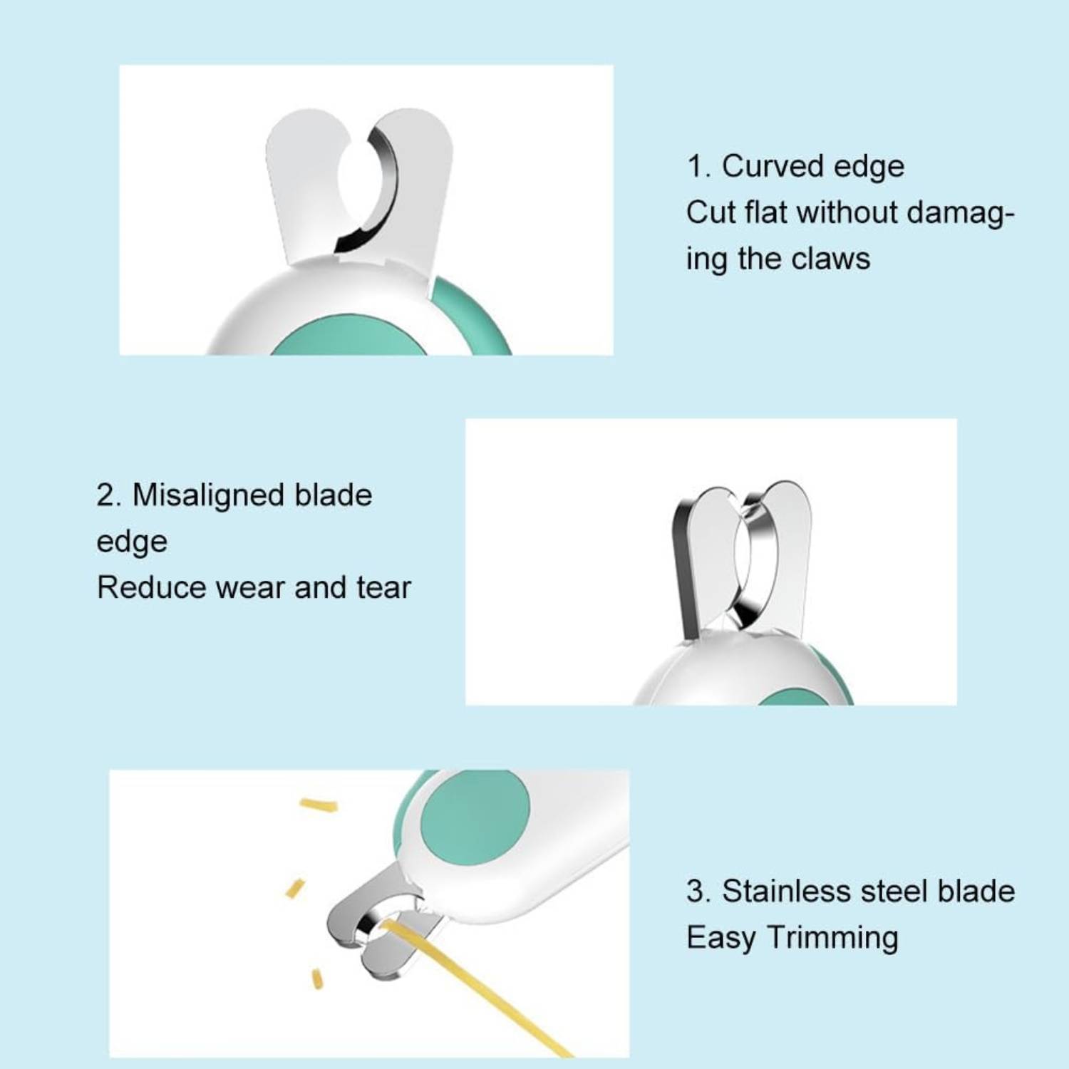 Coupe-Ongles avec Lampe LED Détection Ligne de Sang DtopbuyAge - Image 4