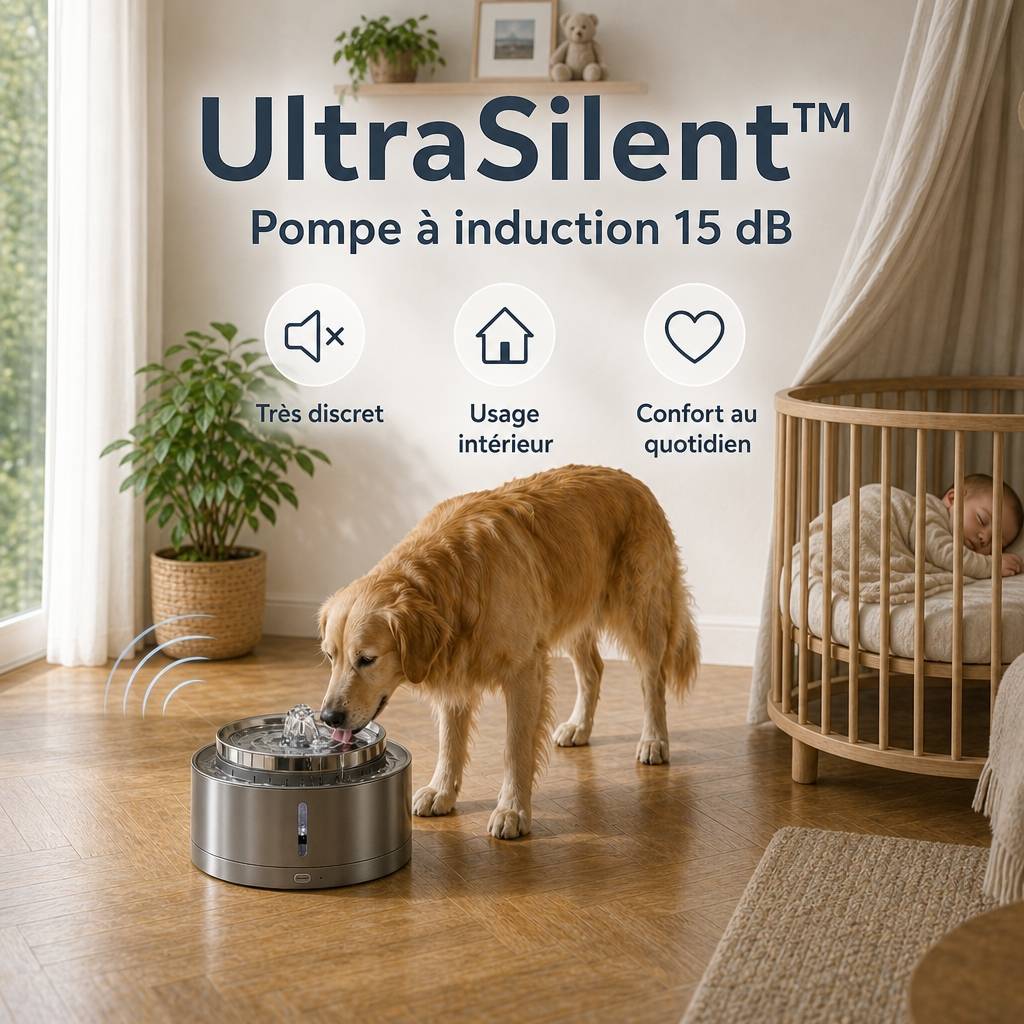 Eziclean - Fontaine pour chien Eziclean® Nutribot Water XL - Image 4