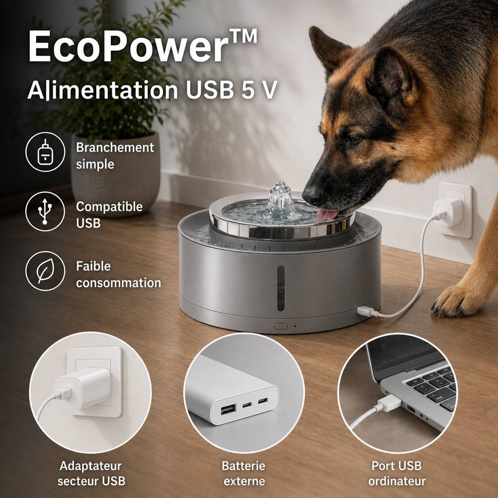 Eziclean - Fontaine pour chien Eziclean® Nutribot Water XL - Image 7