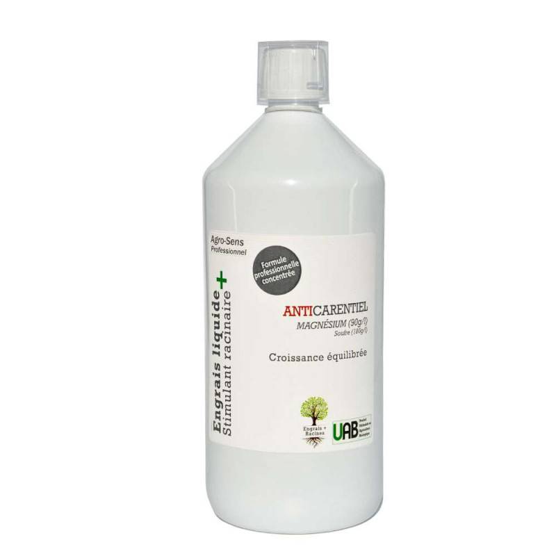 Magnésium organique, formule liquide concentrée - Agro Sens - 1 litre (500 litres de préparation) - Image 1