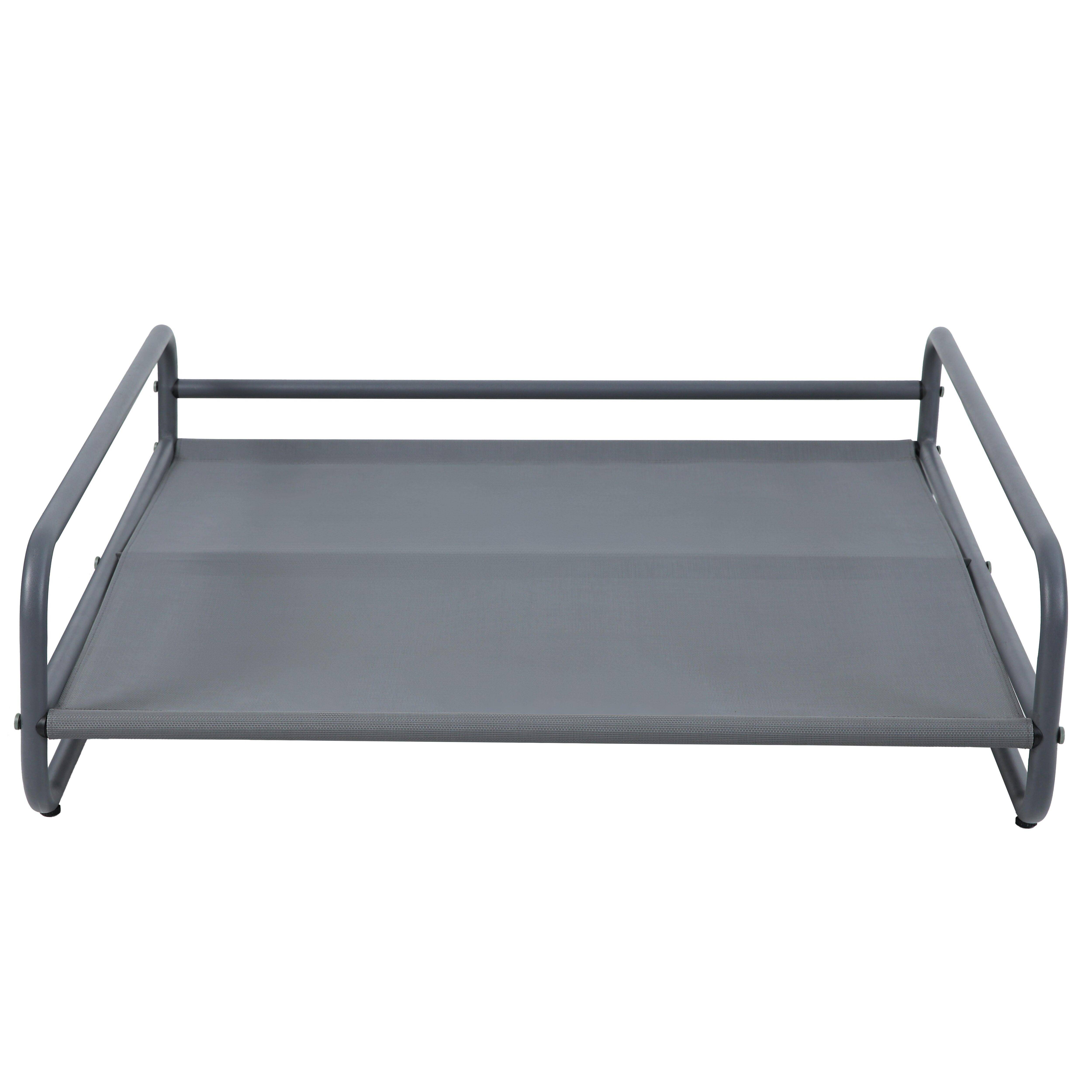 Oviala - Structure pour fauteuil et pouf de salon de jardin modulable gris Mixi - Oviala - Image 3