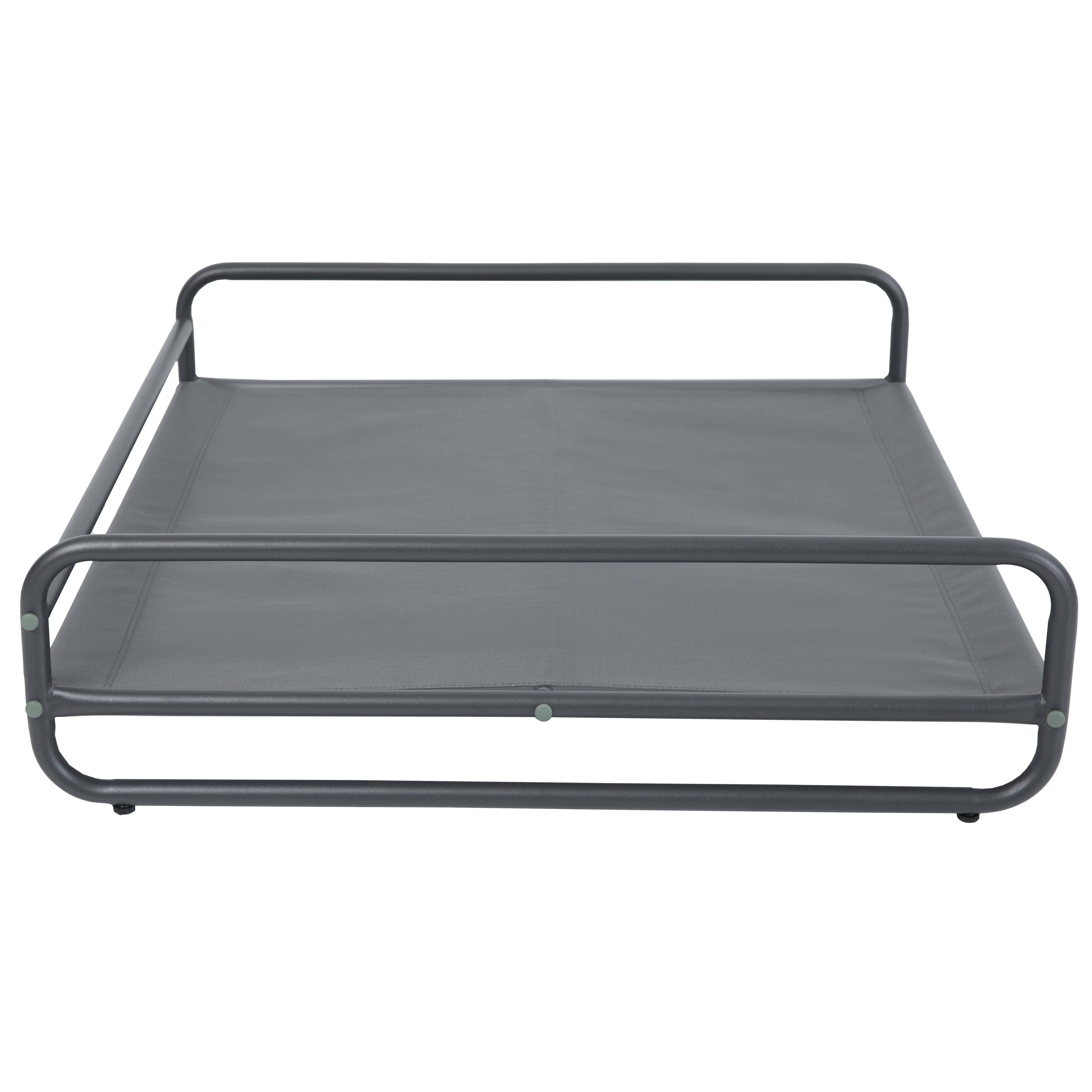 Oviala - Structure pour fauteuil et pouf de salon de jardin modulable gris Mixi - Oviala - Image 1