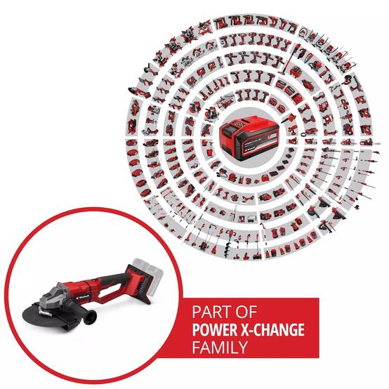 Einhell - Meuleuse d’angle sans fil – TP-AG 36/230-22 Li BL-Solo – Ø 230 mm – Brushless – Power X-Change - Image 3
