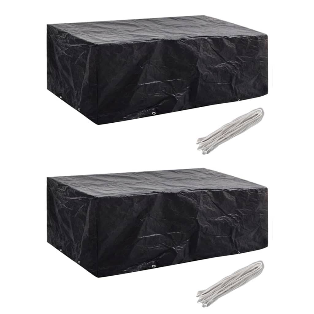 Vidaxl - Housses de salon de jardin 2 pcs 8 œillets 200x160x70 cm vidaXL 279125 - Image 1