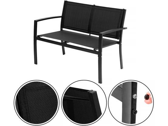 Salon De Jardin Bas "lino" - 4 Places - Noir -habitat Et Jardin - Image 4