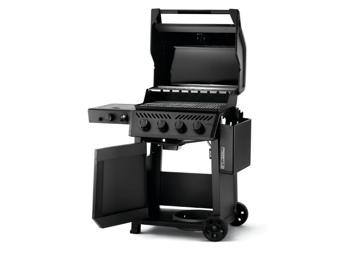 Napoleon - Barbecue à gaz Phantom Freestyle 425 SIB noir mat 4 brûleurs + Housse de protection + Pierre à pizza ronde - Napoleon - Image 2