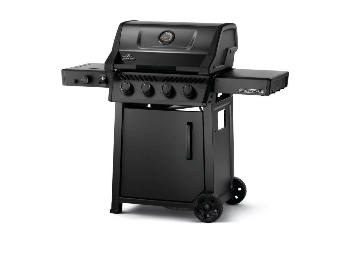 Napoleon - Barbecue à gaz Phantom Freestyle 425 SIB noir mat 4 brûleurs + Housse de protection + Pierre à pizza ronde - Napoleon - Image 4
