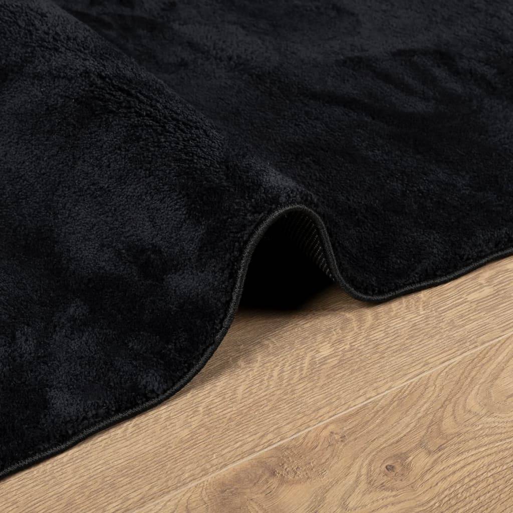 Très Grand TapisDoux et Moelleux pour Pièce Spacieuse Noir 200x280 cm – ComfortXL Outdoor Living - Image 6