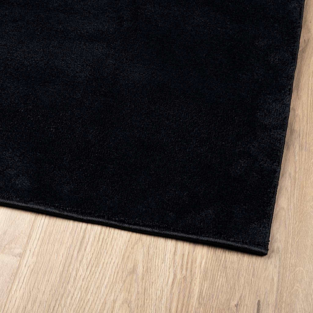 Très Grand TapisDoux et Moelleux pour Pièce Spacieuse Noir 200x280 cm – ComfortXL Outdoor Living - Image 4