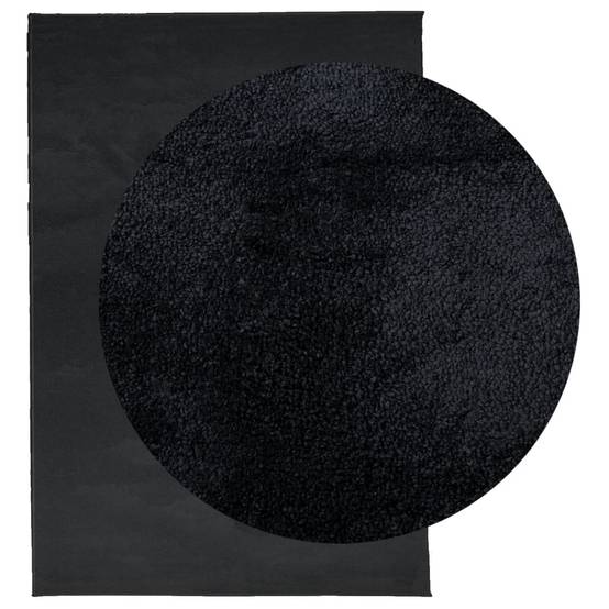 Très Grand TapisDoux et Moelleux pour Pièce Spacieuse Noir 200x280 cm – ComfortXL Outdoor Living - Image 3