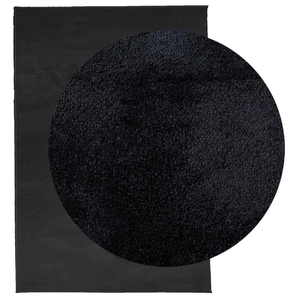 Très Grand TapisDoux et Moelleux pour Pièce Spacieuse Noir 200x280 cm – ComfortXL Outdoor Living - Image 3