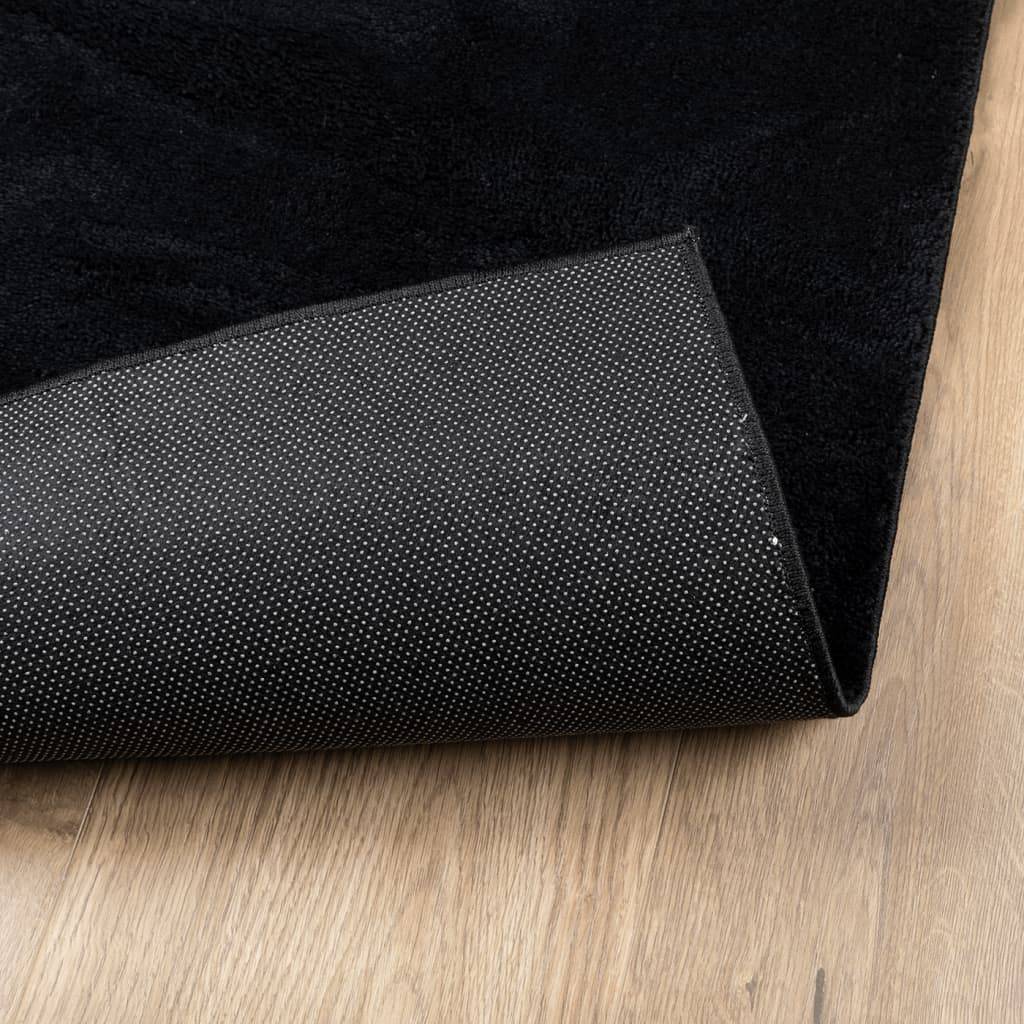 Très Grand TapisDoux et Moelleux pour Pièce Spacieuse Noir 200x280 cm – ComfortXL Outdoor Living - Image 5