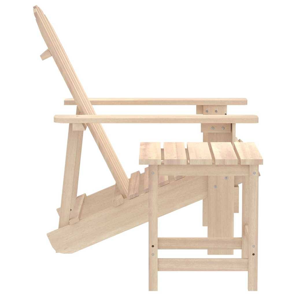ComfortXL - Fauteuil Adirondack en Bois de Sapin Massif avec Table d'appoint Naturel – ComfortXL Outdoor Living - Image 5