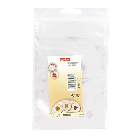 Lot de 10 sachets biscuits transparents Zenker - Image 6