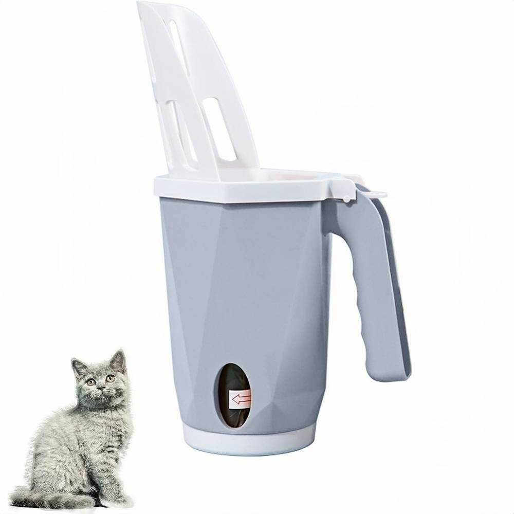 Pelle À Litière Pour Chat ABS Durable Poignée Ergonomique Gris - Lytech - Image 1