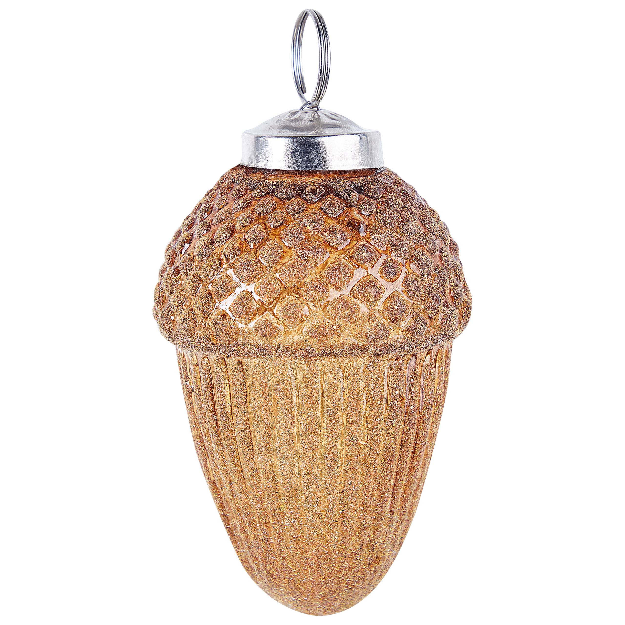 Beliani - Boules de Noël Verre Doré AMBRE - Beliani - Image 5