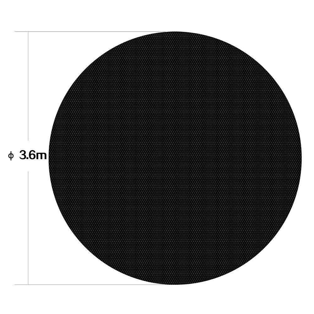 Piscine film solaire ronde couverture de piscine noir diamètre 3,6m chauffage solaire PE - Image 5