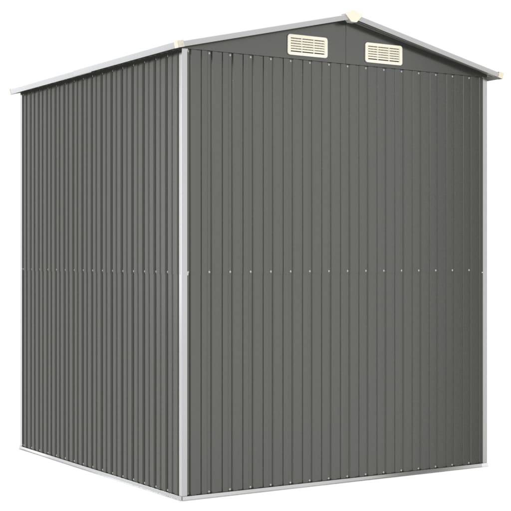 Vidaxl - Abri de jardin Gris clair 192x191x223 cm Acier galvanisé vidaXL 3147438 - Image 7