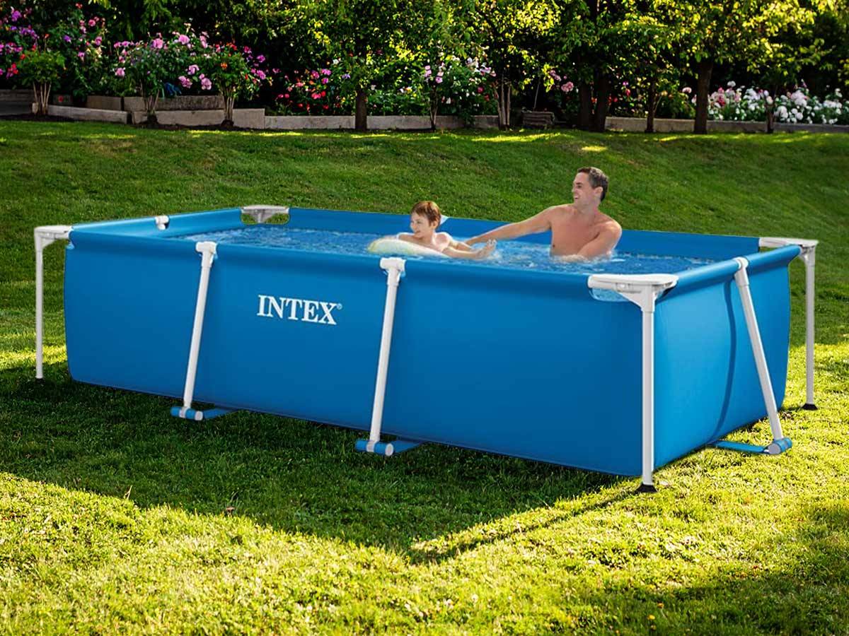 Piscine tubulaire rectangulaire 2,60 x 1,60 x 0,65 m - Intex