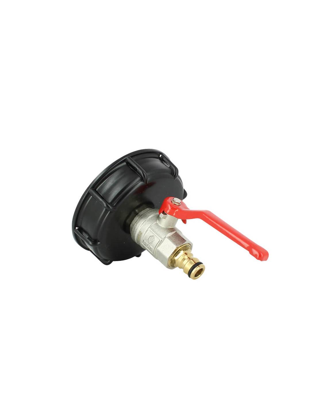 Raccord S100X8 - Vanne 1/4 de tour laiton + Embout rapide - Image 3