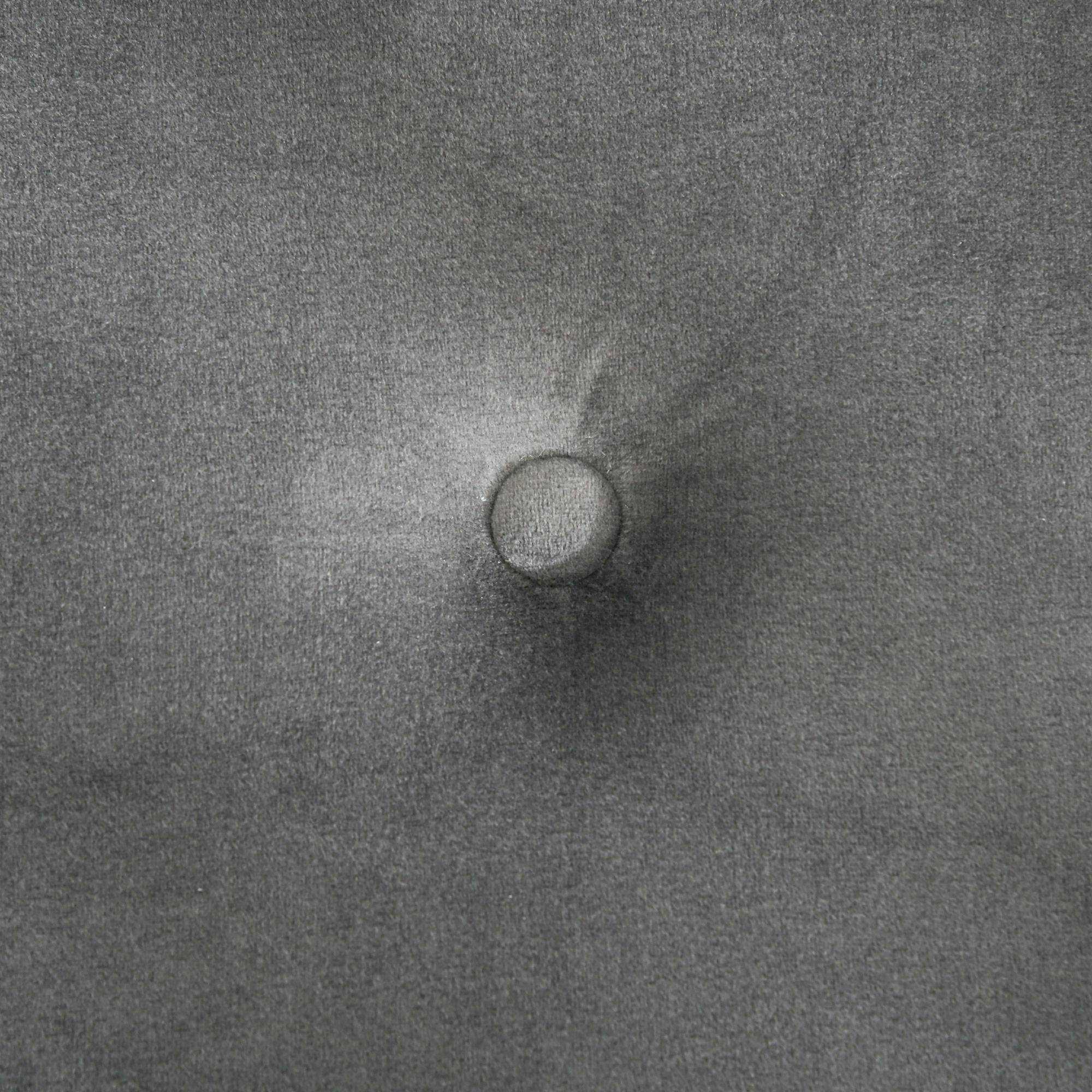 Canapé-lit, canapé inclinable, divan, avec 2 coussins, aspect velours, 130 x 78 x 79 cm, gris - Image 10