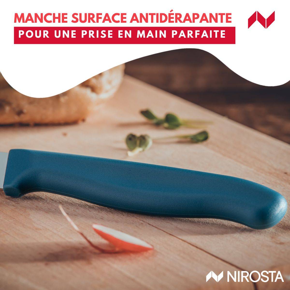 Couteau petit-déjeuner 22,5 cm Nirosta Elemental - Image 6