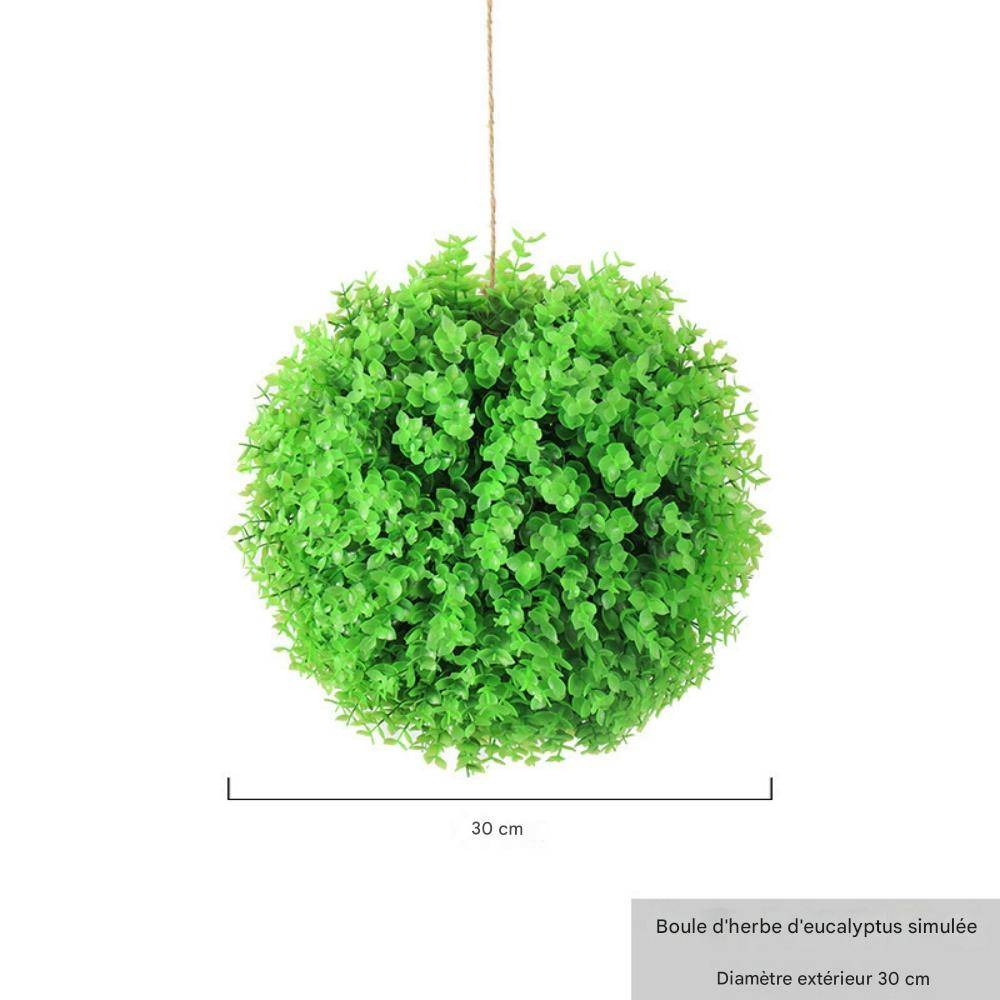 Suspension Décorative Eucalyptus Artificiel 30 cm - Lot de 2 - Décoration Plafond Intérieur Réaliste - Lytech - Image 2