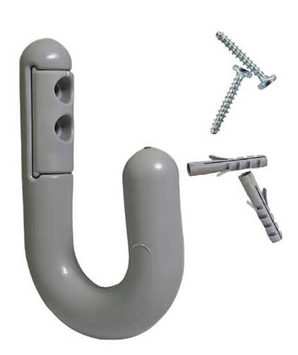 Patère simple PARKID gris - WATTELEZ - 607001G - Image 1