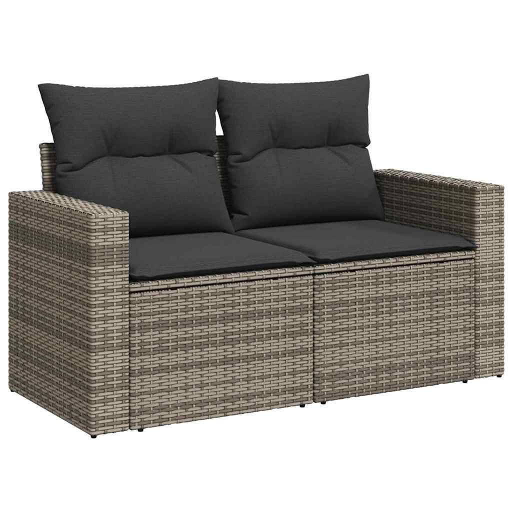ComfortXL - Salon de Jardin Complet Poly Rotin 18 Pièces Table et Rangement Confortable Terrasse Gris – ComfortXL Outdoor Living - Image 4
