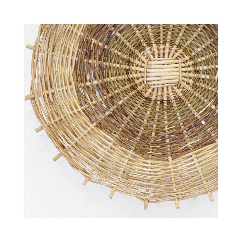 Aubry Gaspard - Décor mural en osier multicolore (lot de 3) - Image 3