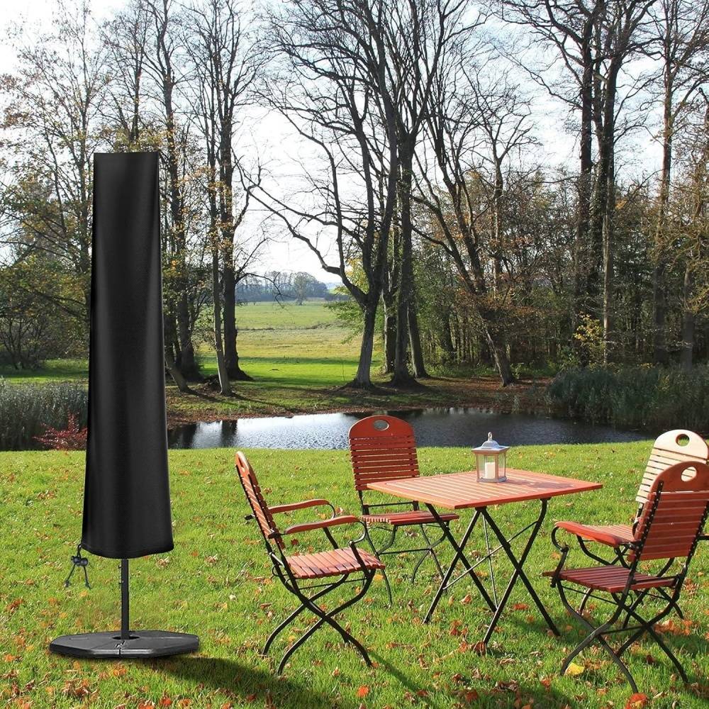 Housse de Protection Parasol Imperméable 420D pour Diamètre 2.7-3.6m - Living123 - Image 6
