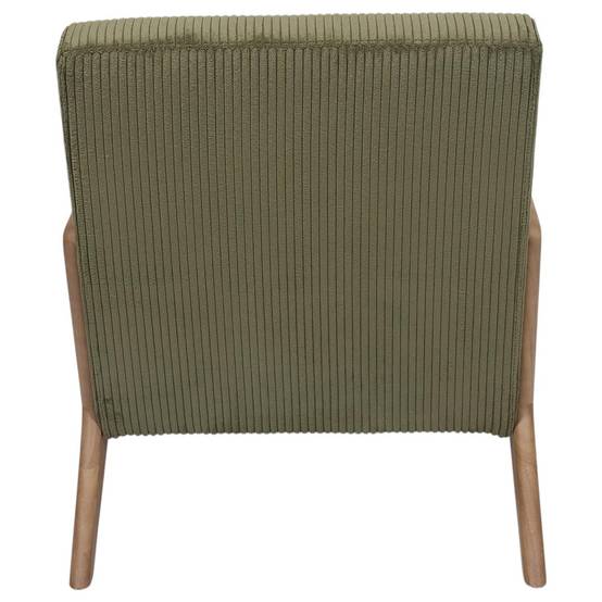 The Home Deco Factory - Fauteuil en velours côtelé Scott - Image 5